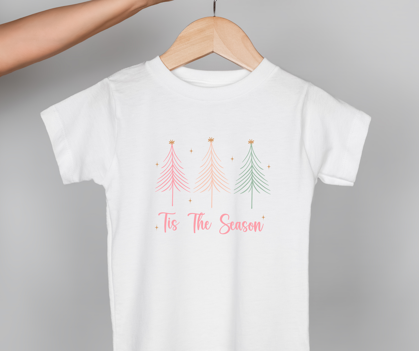 ‘Tis the Season with Pastel Trees Youth T-Shirt