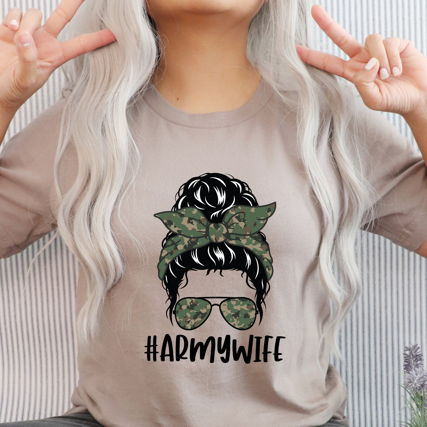 #ArmyWife Adult Tee