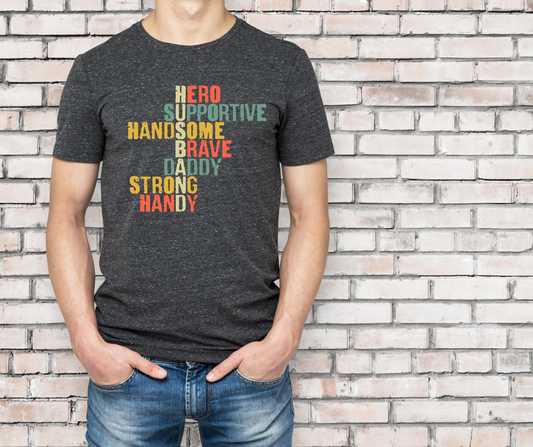 Hero Husband Adult Tee