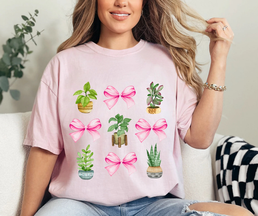 Plants with Bows Adult Tee